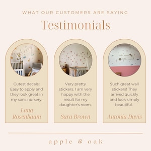 Nursery Wall Decals - Apple & Oak