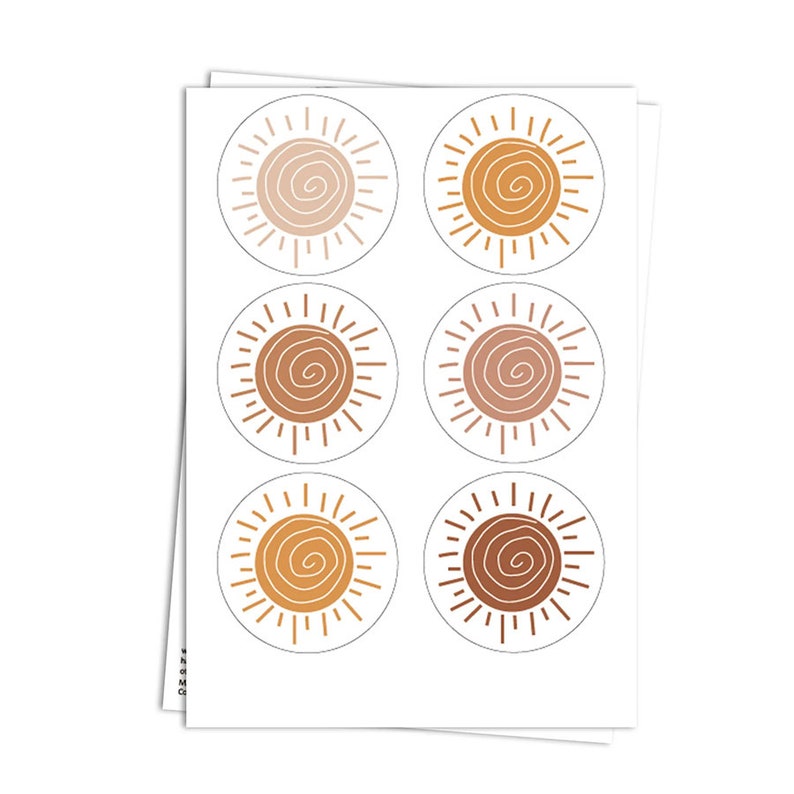 Boho Sun Nursery Wall Decals