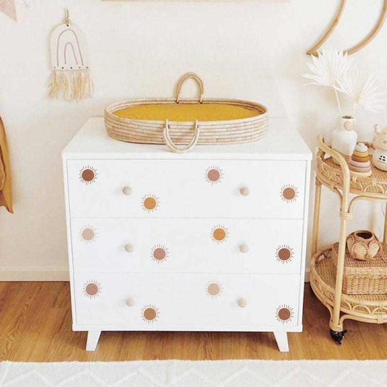 Boho Sun Nursery Wall Decals