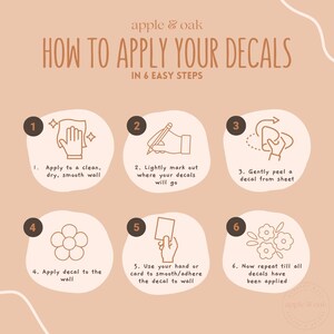 Nursery Wall Decals - Apple & Oak