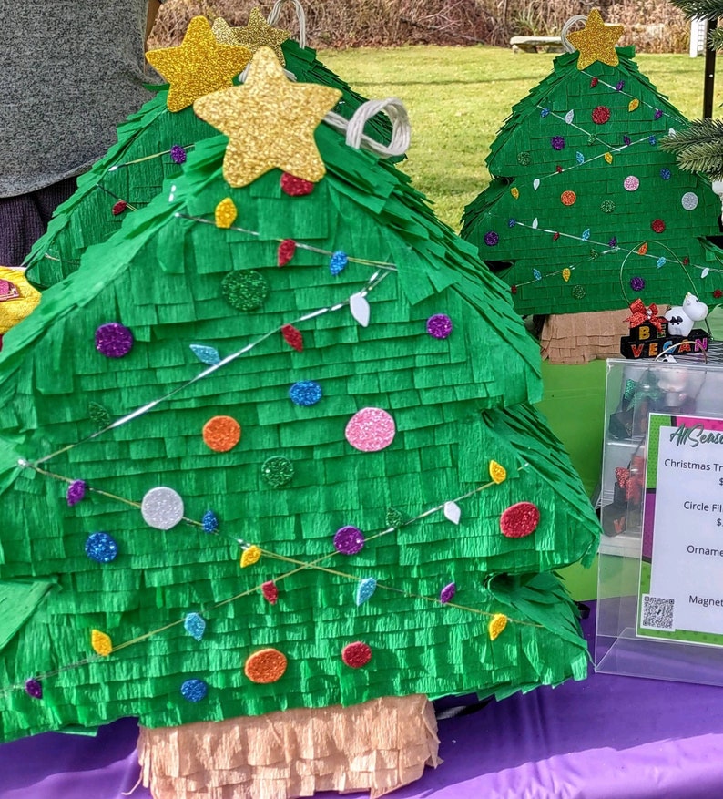 Christmas Tree Piñata Child Green