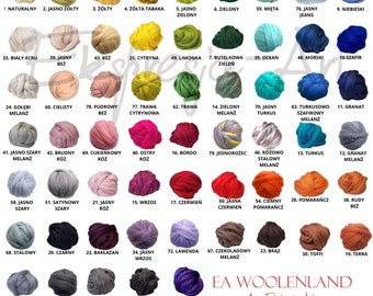 Kammwolle zum Filzen, Merinowolle, Makrameewolle, grobes Garn, Wolloberteile, grobe Wolle, Spinnwolle, Webwolle, Riesenarmstricken