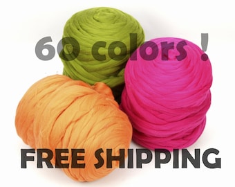 Chunky merino wol garen, wol tops, pure wol, arm breien, volumineus garen, DIY, gigantisch breien. arm breien, wol xxl, dik garen