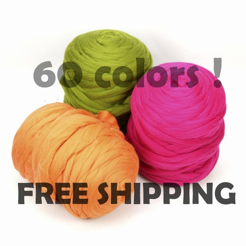 Chunky Merino Wool Yarn Wool Tops Pure Wool Arm Knitting Etsy