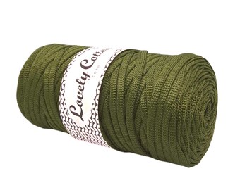 May include: A roll of green cotton cord labeled "Lovely Cotton Cord".