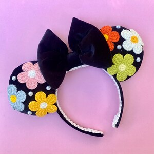 Floral Minnie Mouse Disney Ears