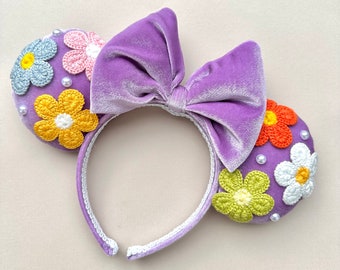 Floral Pearl Minnie Ears