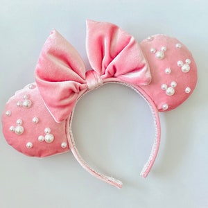 Pink Minnie Mouse Pearl Disney Ears
