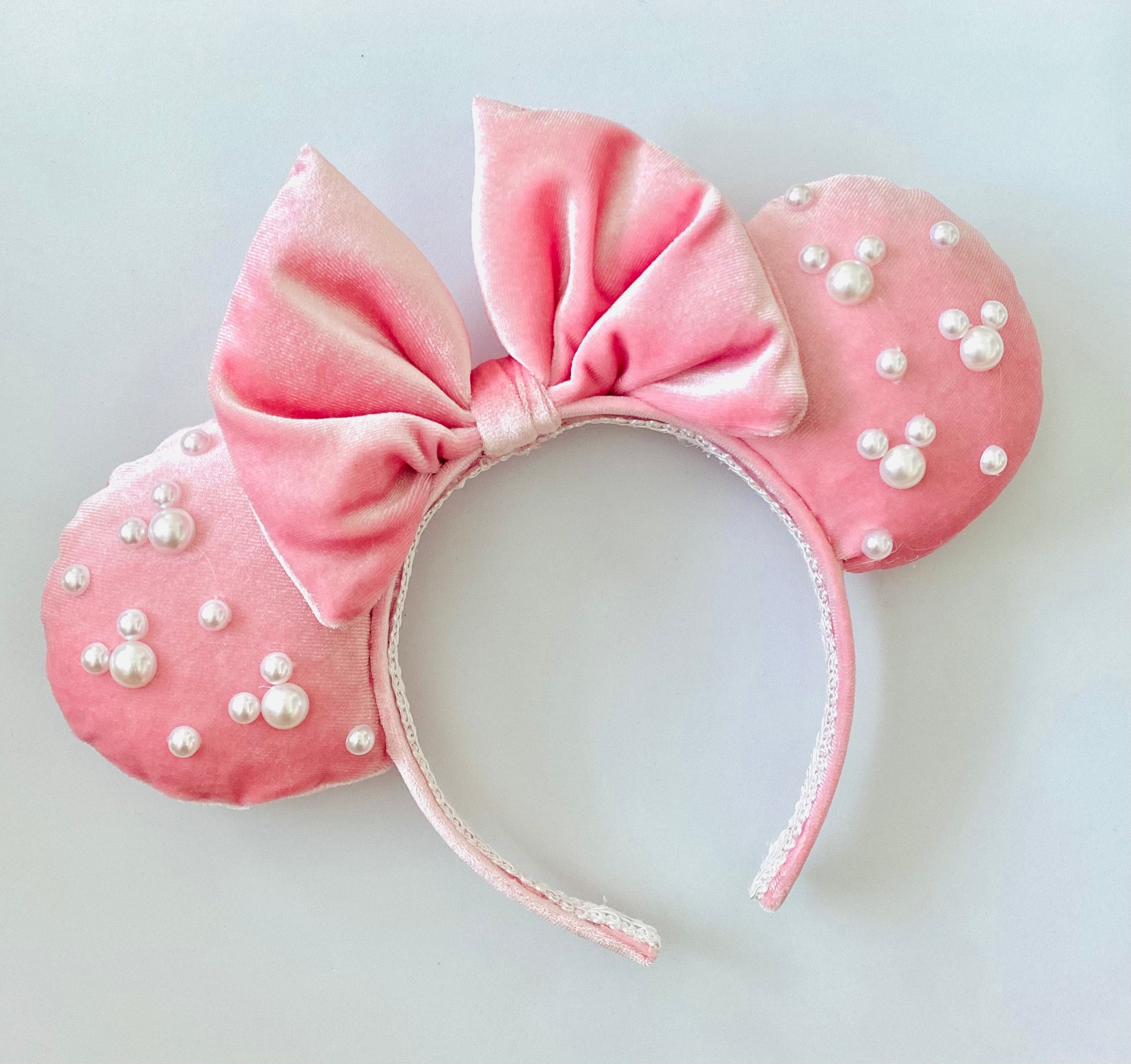 Pink Minnie Mouse Pearl Disney Ears - Etsy display picture 2