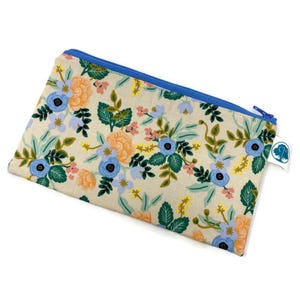 Birch Cream - Pencil Pouch - Makeup Bag - Zipper Pouch - Cosmetic Bag - Zipper Clutch - Pencil Bag - Pencil Case - Gadget Bag -