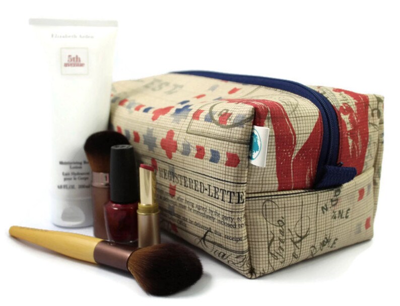 Wet Bag Dopp Kit -Travel Bag -Makeup Bag Wash Bag Boxy Bag -Toiletry Bag Eclectic Elements Accessory Bag