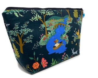 Cottage GardenExtra Large Cosmetic Bag - Rifle Paper Co. Travel Toiletry Makeup Bag