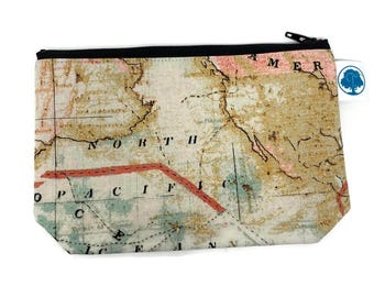 World Map Makeup Bag: Rifle Paper Co. Accessory Pouch