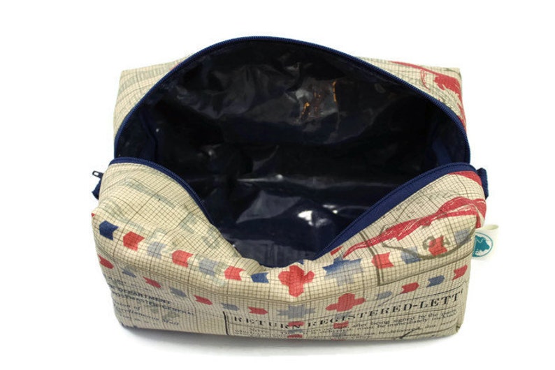 Wet Bag Dopp Kit -Travel Bag -Makeup Bag Wash Bag Boxy Bag -Toiletry Bag Eclectic Elements Accessory Bag