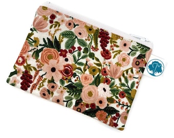 Petite Garden Party - Coin Purse - Coin Bag - Change Purse - Small Cosmetic Bag - Zipper Pouch - Change Pouch - Rifle Paper Co