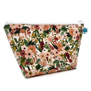 Zierliche Gartenparty Große Kosmetiktasche | Schminktasche | Zubehör Beutel | Kulturbeutel | Gadget-Tasche | Schmuck Beutel | Rifle Paper Co