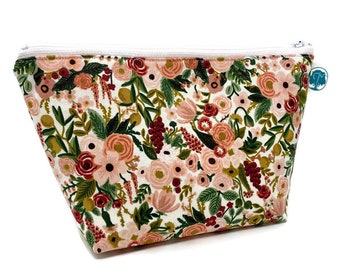 Petite Garden Party Large Cosmetic Bag | Makeup Bag | Accessory Pouch | Toiletry Bag | Gadget Bag | Jewelry Pouch | Rifle Paper Co