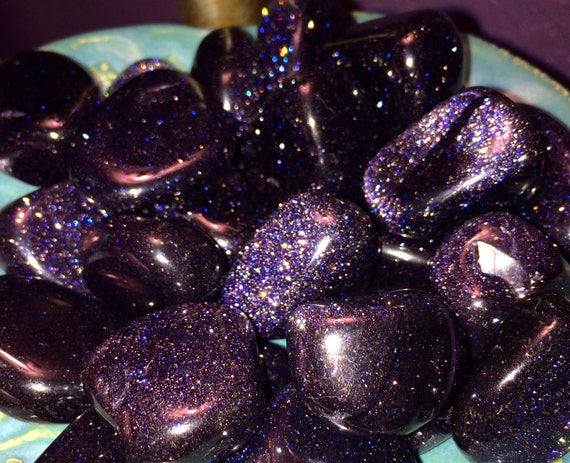 Goldstone and Blue Goldstone Tumbles Goldstone and Blue Goldstone Tumbles