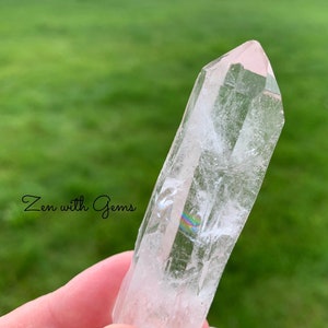 Rare Silver Quartz from Zeca de Souza mine in Brazil, Clear Quartz, Premium Quality, Crystal Grid, Chakra, Magic and Spellwork!