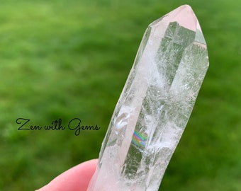 Rare Silver Quartz from Zeca de Souza mine in Brazil, Clear Quartz, Premium Quality, Crystal Grid, Chakra, Magic and Spellwork!