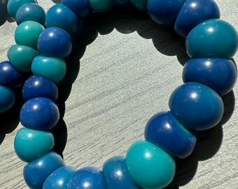 Bodhi Twist Bracelet, Fidget Bracelet, Anxiety Release, Mermaid Color, Unisex Jewelry, Birthday Gift Her, Prayer Bead, Garlic Bodhi, Zen!