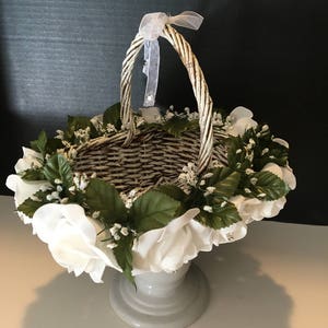 Earthy Flower Girl Basket