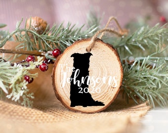 Border Collie Ornament Etsy