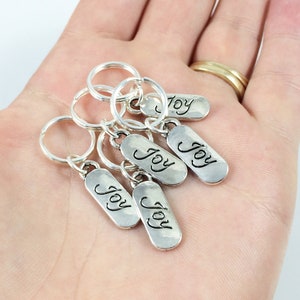 Happy Keychain, Joy Keychain, Tiny Keychain, Inspirational Gifts for Women, Small Gifts for Her, Happy Gifts, Choose Joy