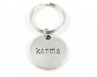 Karma Keychain, Zinc Alloy Charm, Swiftie Fan Gift