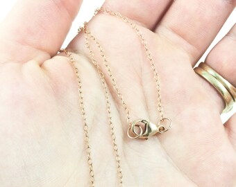 Add-On Chain, Gold Filled, Rose Gold Filled, Sterling Silver