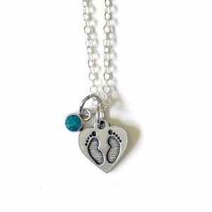 Foot Necklace, Miscarriage Necklace Remembrance Necklace Keepsake Jewelry Memorial Jewelry Child Loss Gift Pregnancy Loss Child Loss of Baby