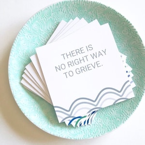 Grief Affirmation Deck, Affirmation Cards for Loss, Card for Grief, Card Sympathy, Gift for Loss of Mother Grief and Loss Gift Encouragement