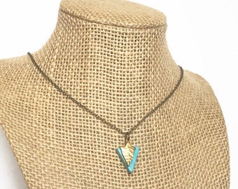 Arrowhead Necklace, Triangle Pendant Necklace, Minimalist Triangle Necklace for Women, Boho Necklaces