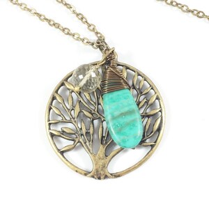 Boomketting, levensboomketting, natuurketting, boho-sieraden, hippiesieraden, spirituele sieraden, levensboomcadeaus, natuurcadeaus