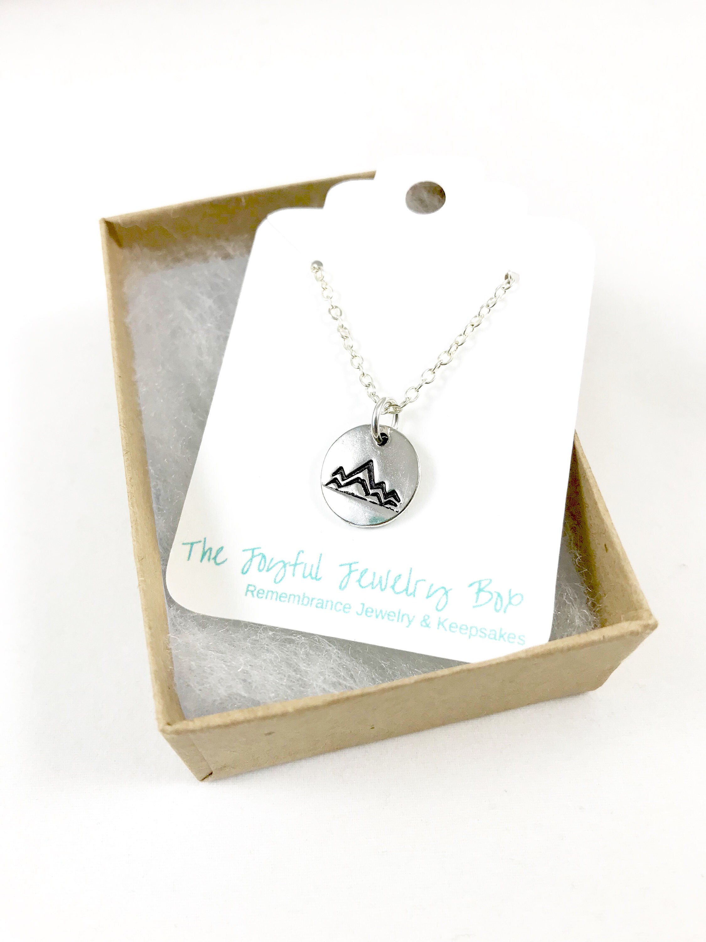 Silver Mountain Necklace for Women Hiker Gift for Outdoor Etsy