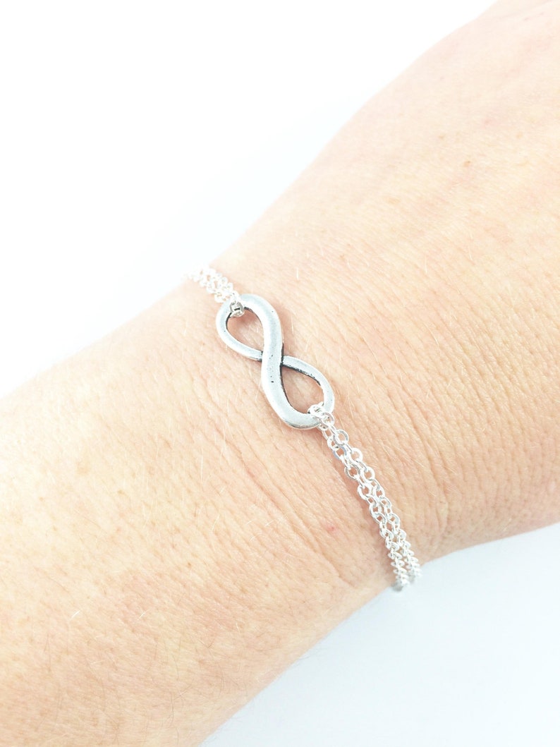 Forever Bracelet Infinity Bracelet Women Silver Infinity Necklace Infinity Bracelet Infinity Anklet Infinity Gifts Infinity Jewelry