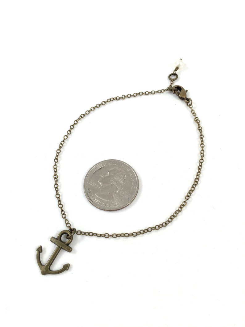 Nautical Bracelet Beach Anklets Anchor Gifts Best Friend Ocean Jewelry Anchor Bracelet Anchor Jewelry Anchor Anklet Nautical Anklet