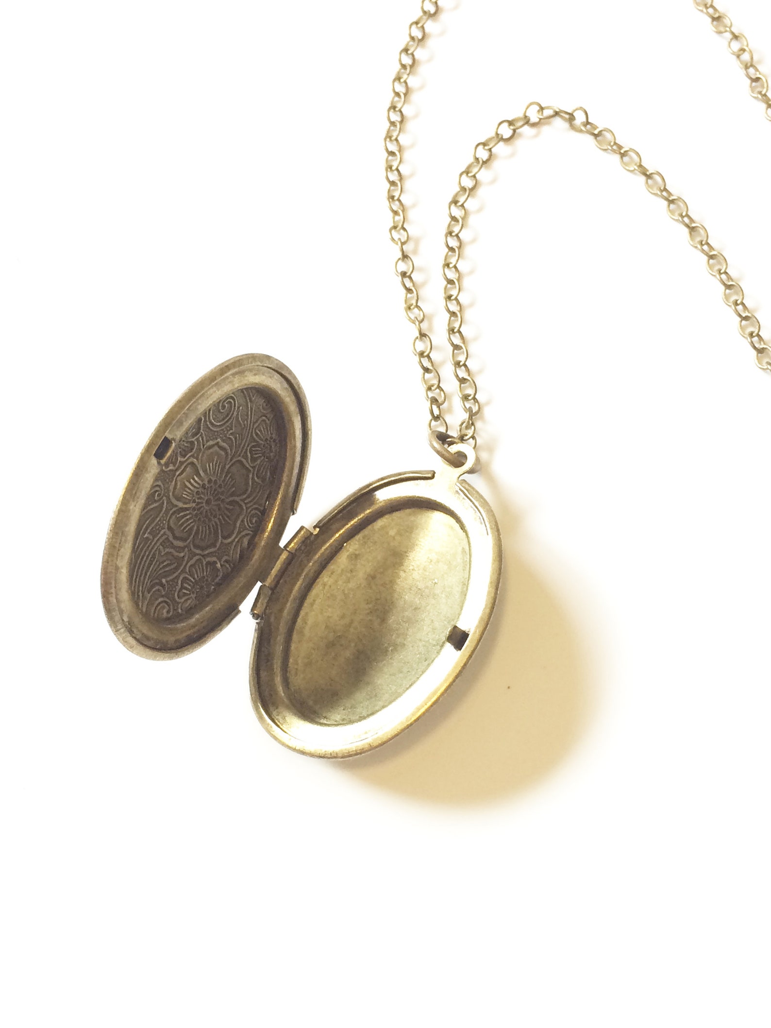 Locket Necklace Picture Locket Necklace Copper Necklace in Etsy