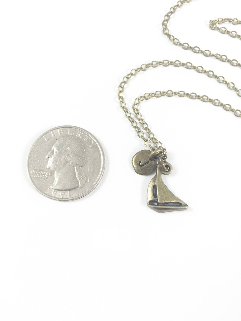 Ship Necklace Sailing Necklace Sailboat Necklace Boat Etsy