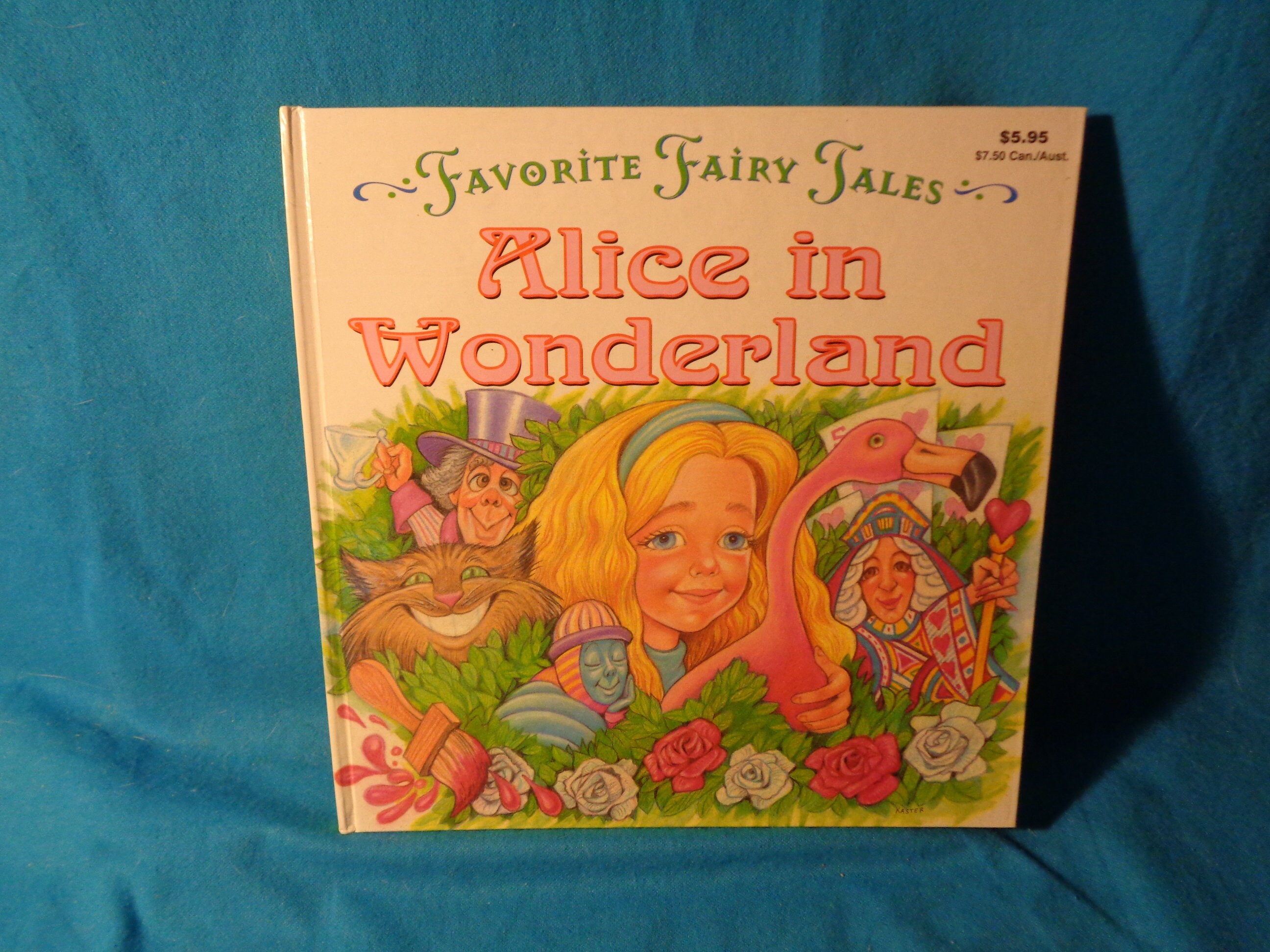 Vintage 1993 Favorite Fairy Tales Alice in Wonderland book