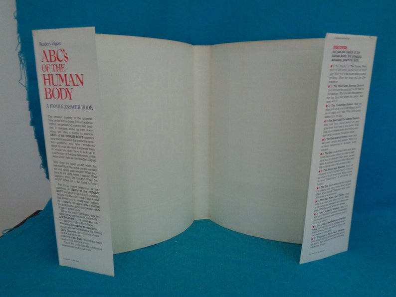 1987 Abc's of the Human Body A Family Answer Book by Reader's Digest - Etsy