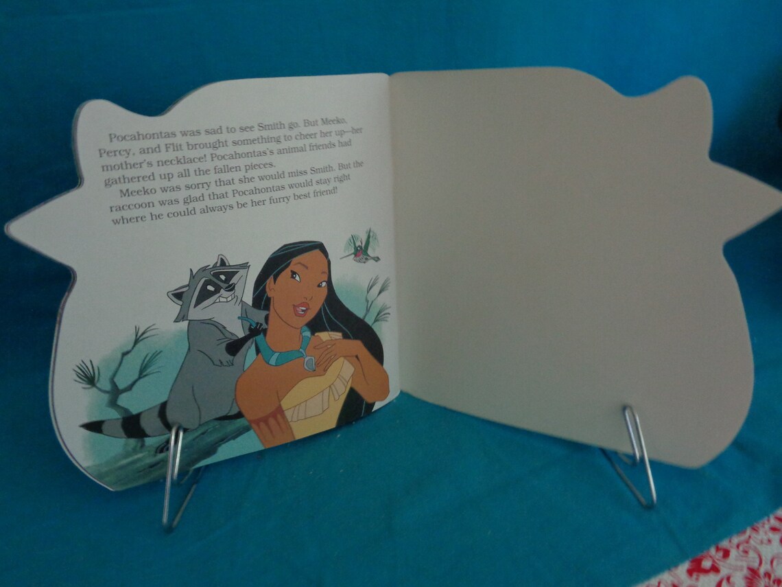 1996 Disney's Pocahontas The Raccoon's Tale A Golden Etsy(06)