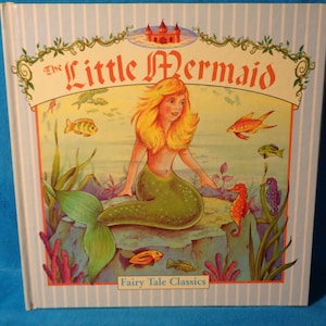 Vintage 1996 The Little Mermaid Fairy Tale Classics book retold by Dandi