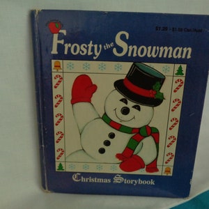 vintage 1995 Landoll Frosty the Snowman Christmas Storybook