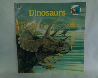 1987 Dinosaurs  a golden book by Mary Elting