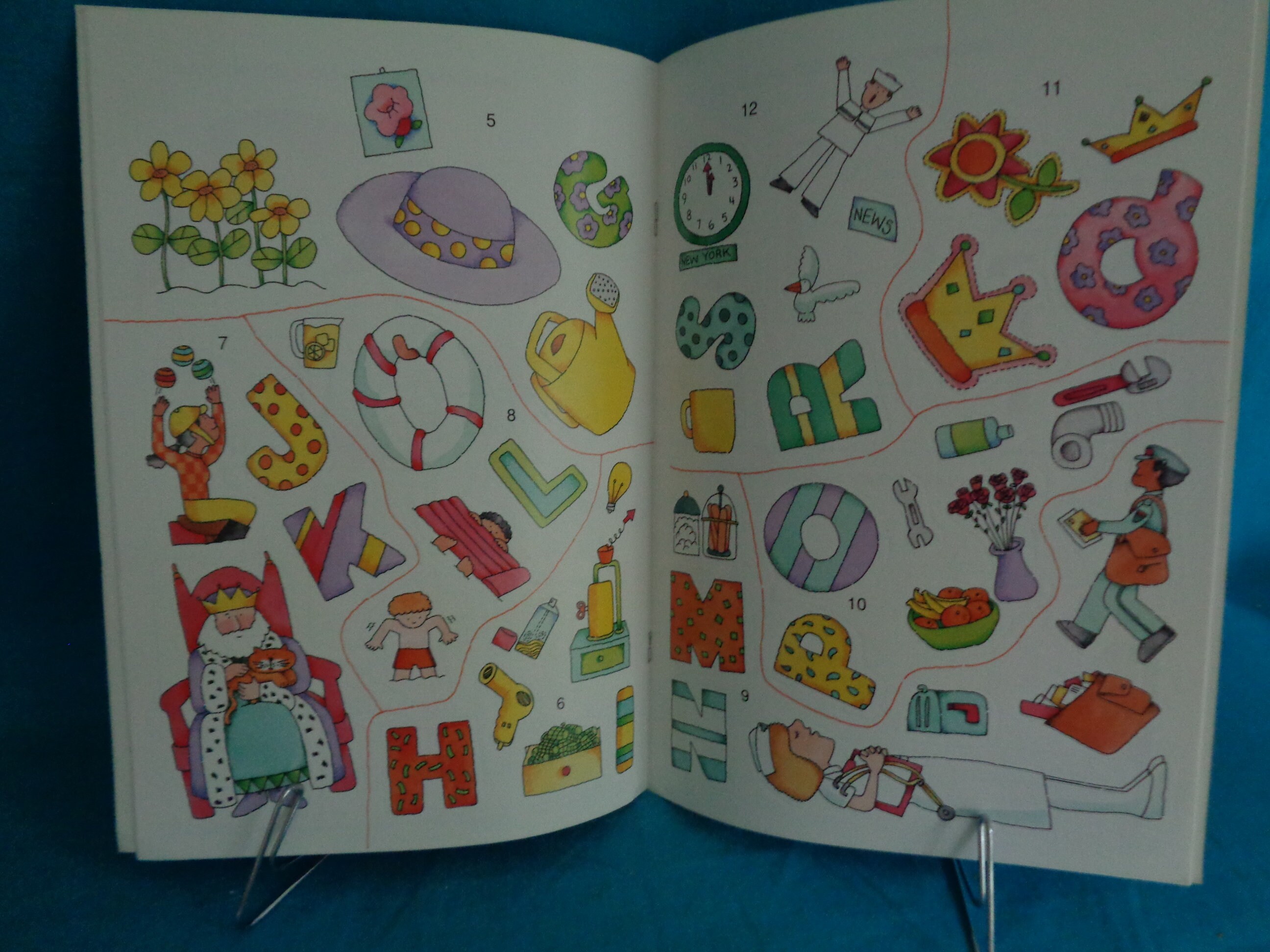 1994 ABC Sticker Fun Book - Unused - Etsy