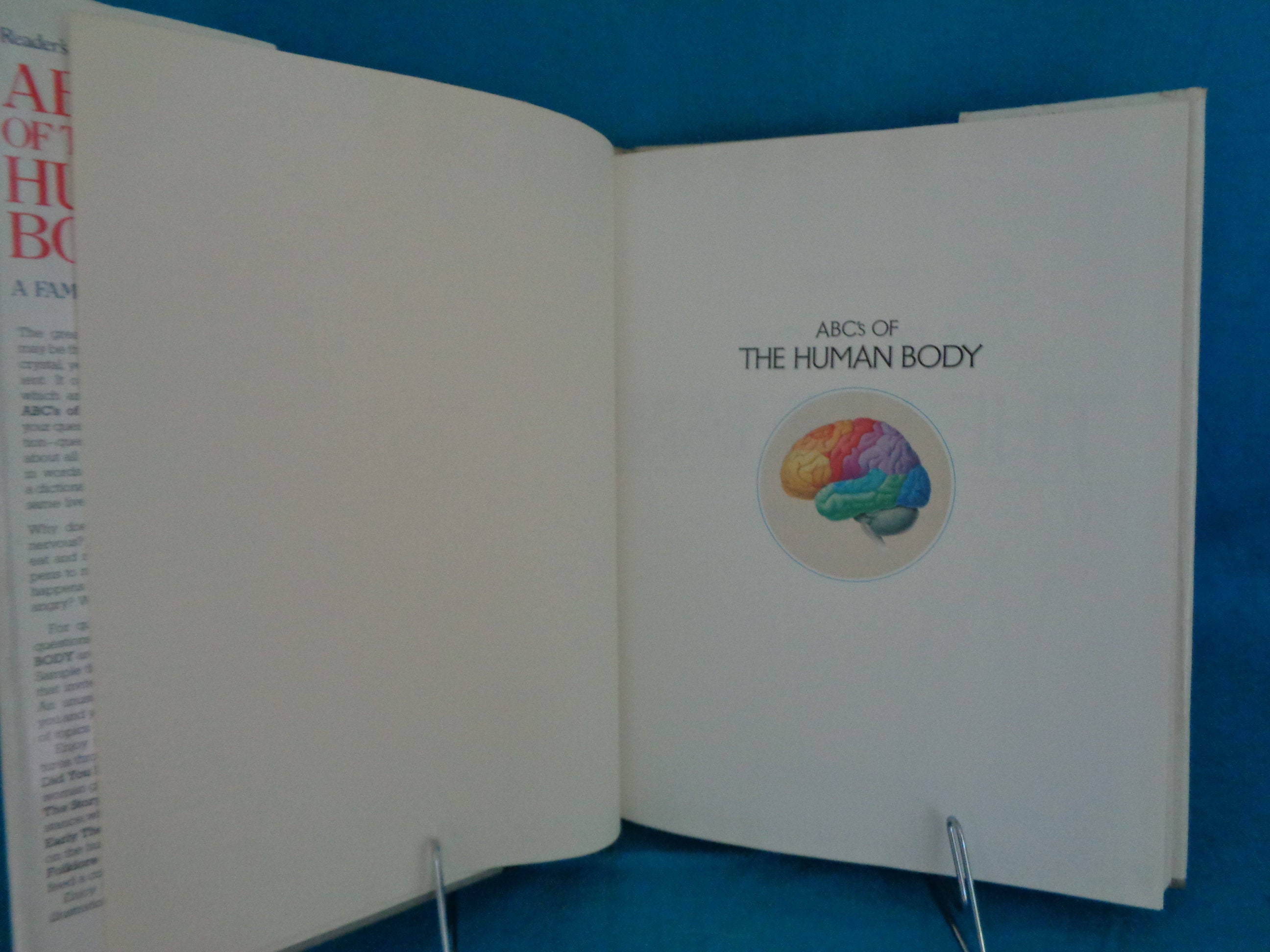 1987 Abc's of the Human Body A Family Answer Book by Reader's Digest - Etsy