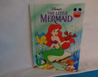 1993 Disney's The Little Mermaid Disney's Wonderful World of Reading book