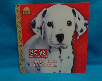 vintage 1996 Disney's 101 Dalmatians Coloring Book with Activities - unused