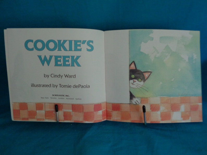 1990 Cookie's Week Book by Cindy Ward and Tomie Depaola - Etsy
